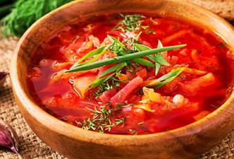 Pancar ve lahana ile pancar çorbası yemek tarifleri: fotoğraflar, videolar